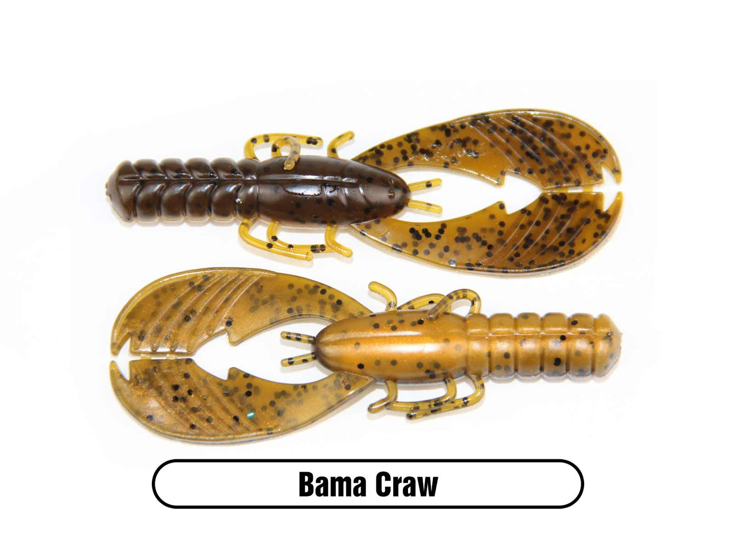 Soft Plastic Craw Bait for Largemouth Bass Fishing, Smallmouth Bass Fishing and Walleye Fishing Lure