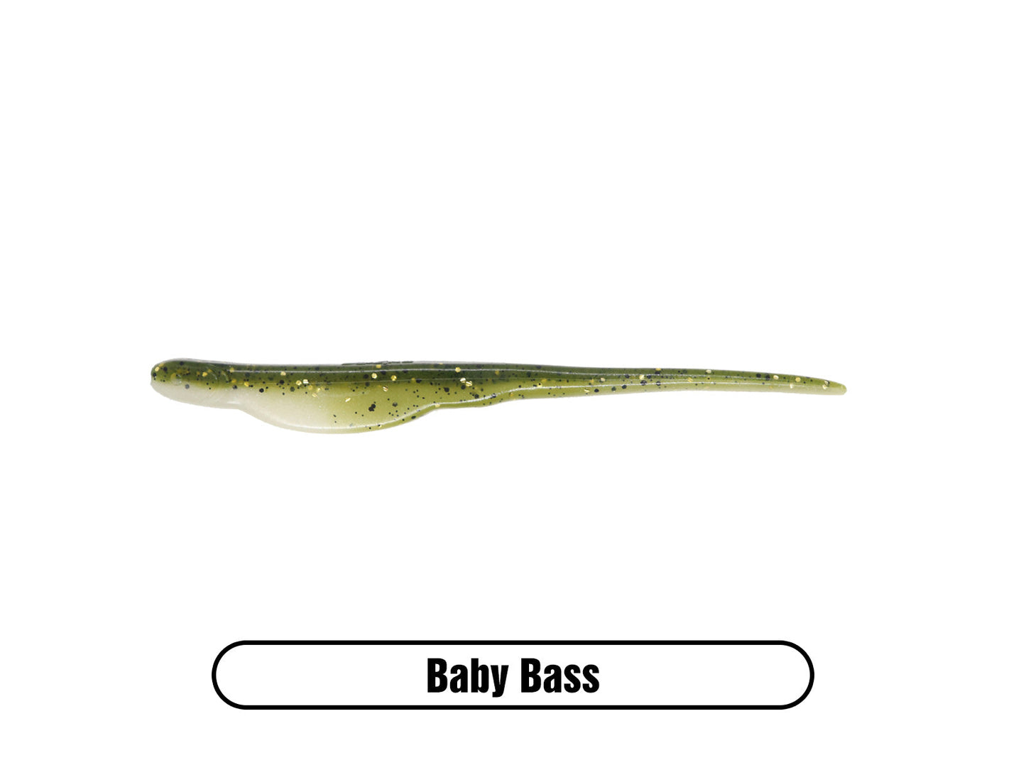 Soft Plastic Minnow Fluke Bait for Largemouth Bass Fishing, Smallmouth Bass and Walleye Fishing Lure