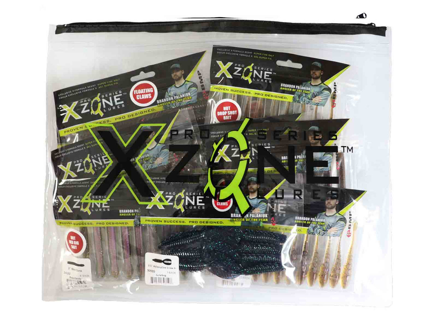 X Zone Storage Bait Bag for Largemouth Bass Fishing, Smallmouth Bass Fishing and Walleye Fishing Lure