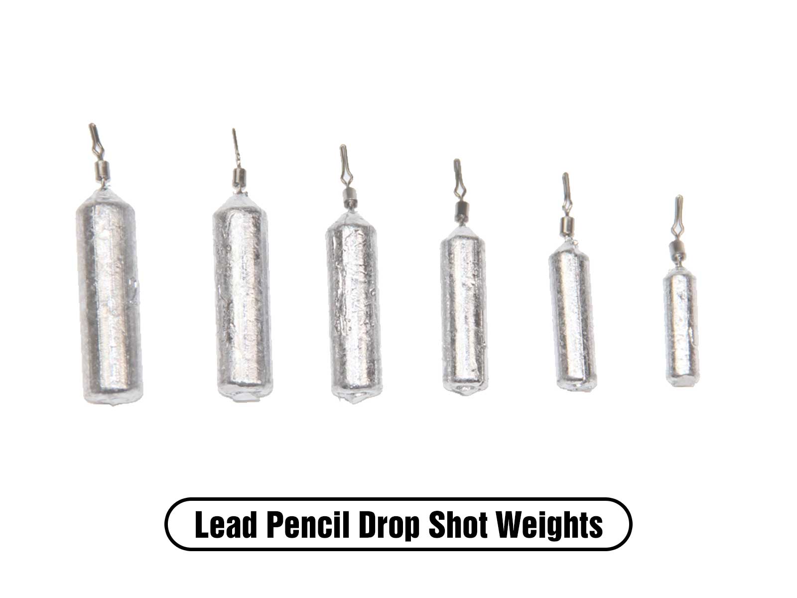 Bullet Weights Lead Drop Shot 3/8oz