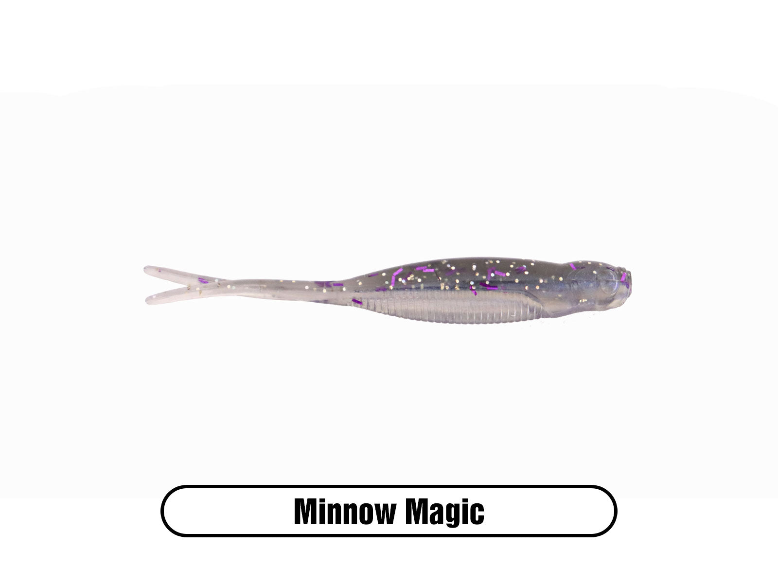 Soft Plastic Minnow Drop Shot Bait for Largemouth Bass Fishing, Smallmouth Bass Fishing and Walleye Fishing Lure