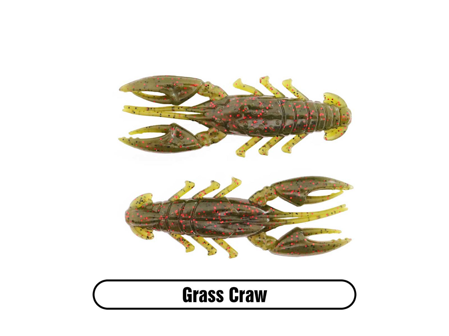 Soft Plastic Craw Bait for Largemouth Bass Fishing, Smallmouth Bass Fishing and Walleye Fishing Lure