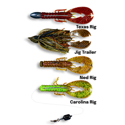Muscle Back Finesse Craw 3.25" (8 Pack)