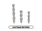 Lead Pagoda Nail Sinker