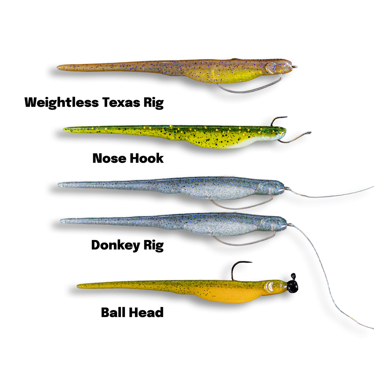 Whiplash Shad 6" (7 Pack)