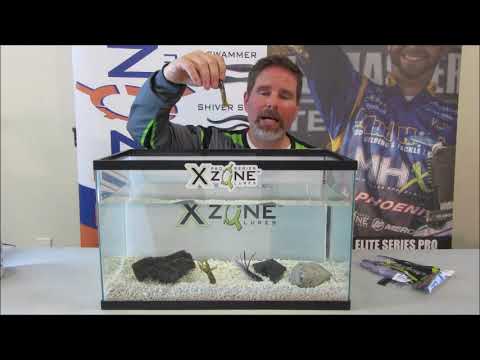 A breakdown of the X-Tube by X Zone Lures, a soft plastic tube bait used for bass fishing