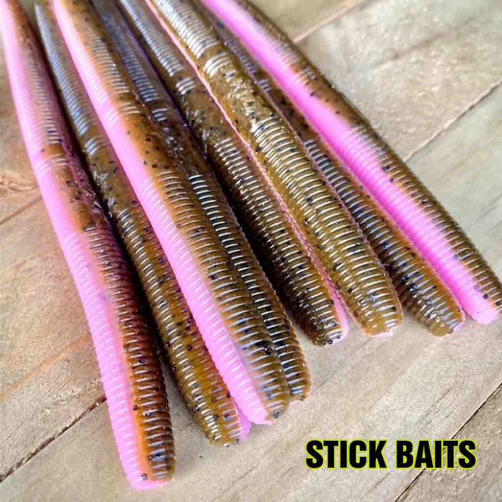 X Zone Lures Stick Baits have a perfect fall rate and lifelike action are available in fish catching colors and are used by bass walleye fishermen