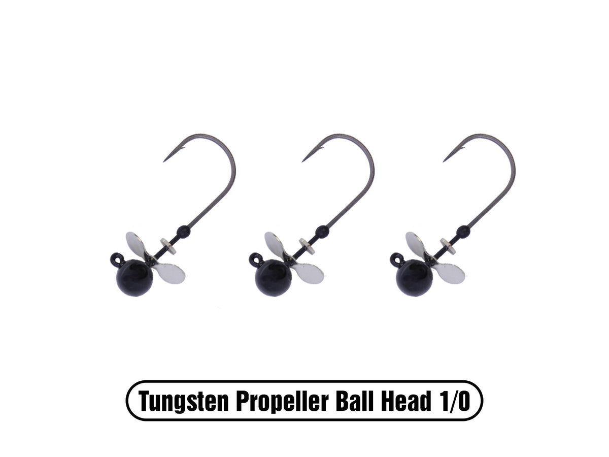 Tungsten Propeller Ball Head Jig – X Zone Lures Canada