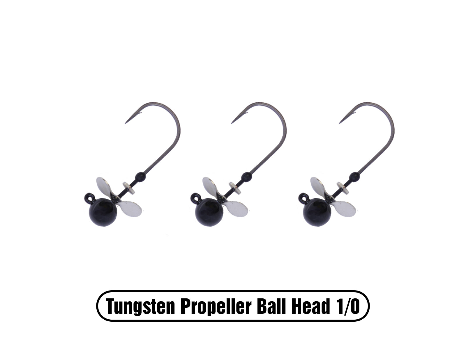 Tungsten Propeller Ball Head Jig