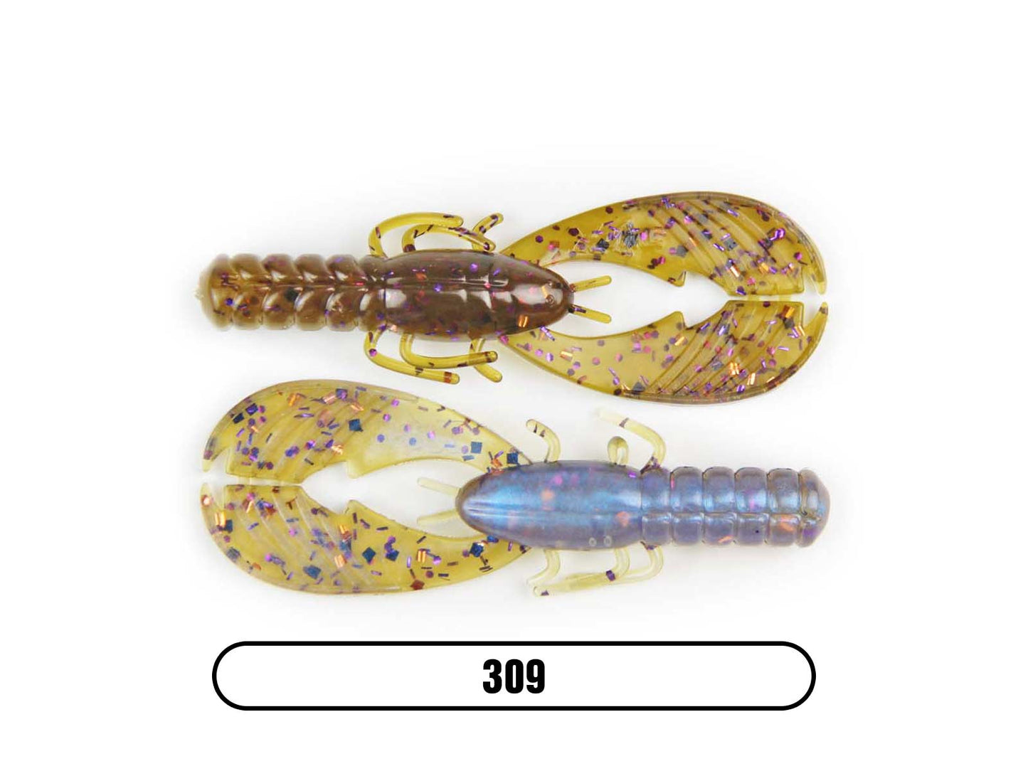 Soft Plastic Craw Bait for Largemouth Bass Fishing, Smallmouth Bass Fishing and Walleye Fishing Lure