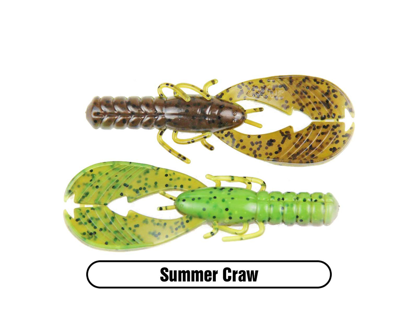 Soft Plastic Craw Bait for Largemouth Bass Fishing, Smallmouth Bass and Walleye Fishing Lure