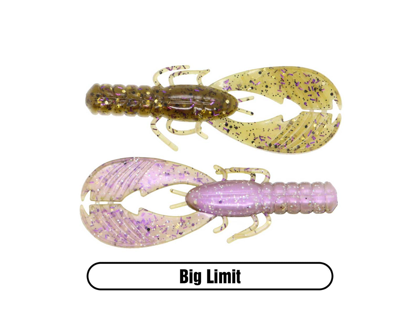 Soft Plastic Craw Bait for Largemouth Bass Fishing, Smallmouth Bass and Walleye Fishing Lure