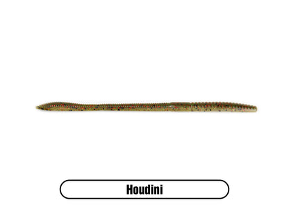 Soft Plastic Finesse Worm Bait for Largemouth Bass Fishing, Smallmouth Bass and Walleye Fishing Lure