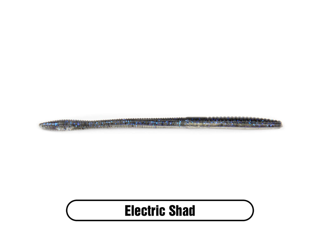 Soft Plastic Finesse Worm Bait for Largemouth Bass Fishing, Smallmouth Bass and Walleye Fishing Lure