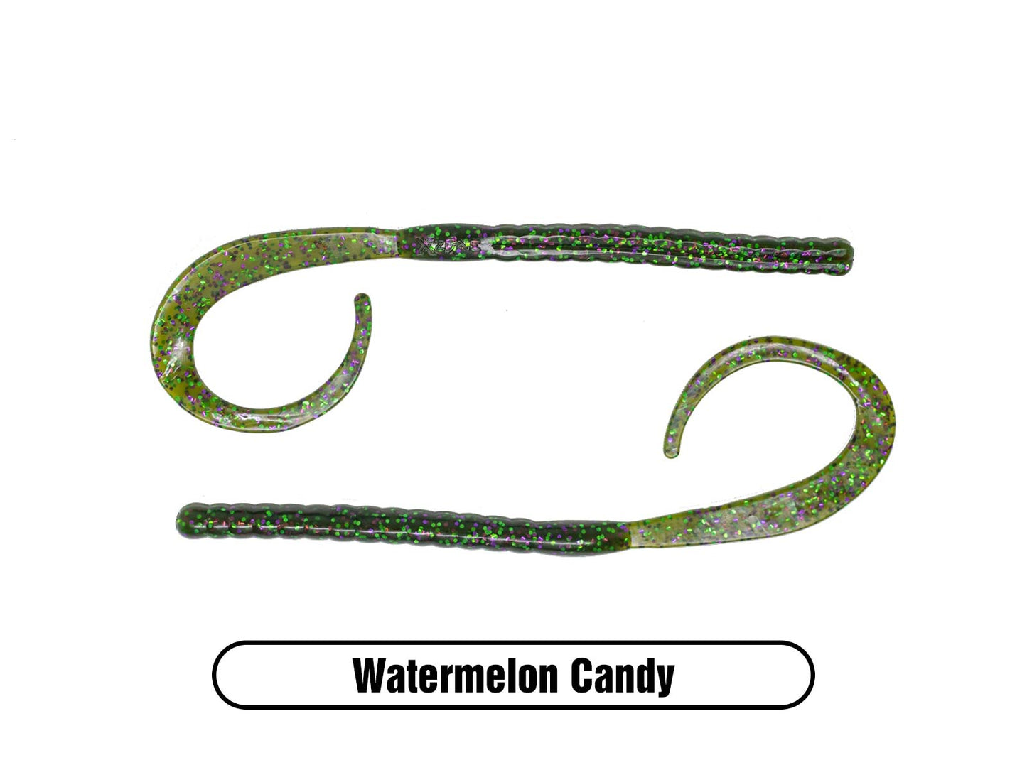 Soft Plastic Curly Tail Worm Bait for Largemouth Bass Fishing, Smallmouth Bass and Walleye Fishing Lure