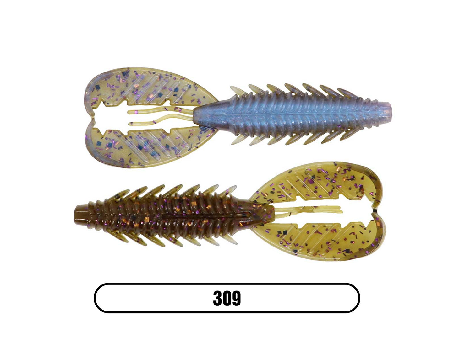 Soft Plastic Craw Bait for Largemouth Bass Fishing, Smallmouth Bass Fishing and Walleye Fishing Lure