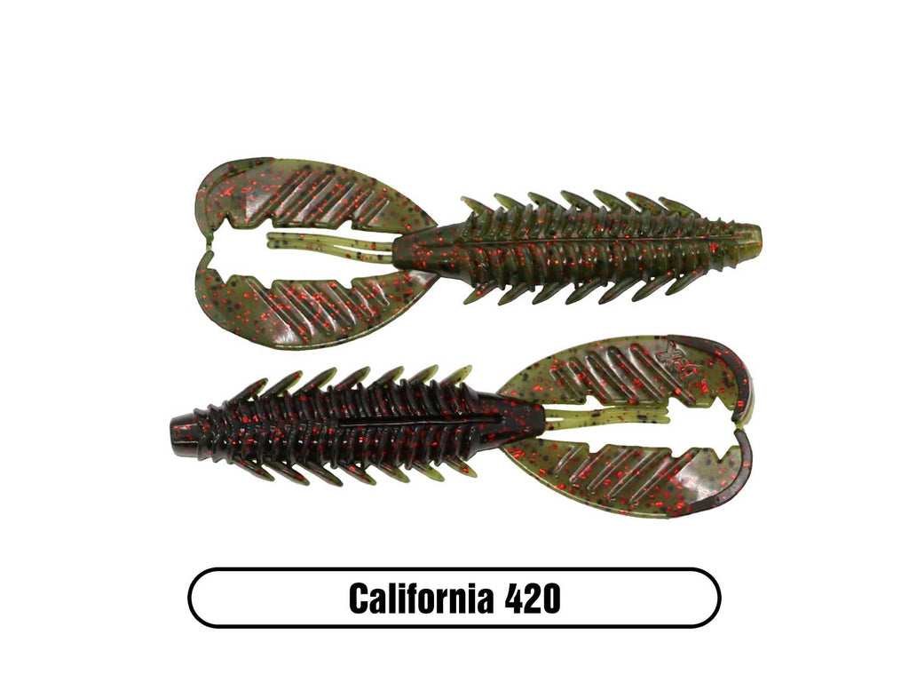 Soft Plastic Craw Bait for Largemouth Bass Fishing, Smallmouth Bass Fishing and Walleye Fishing Lure