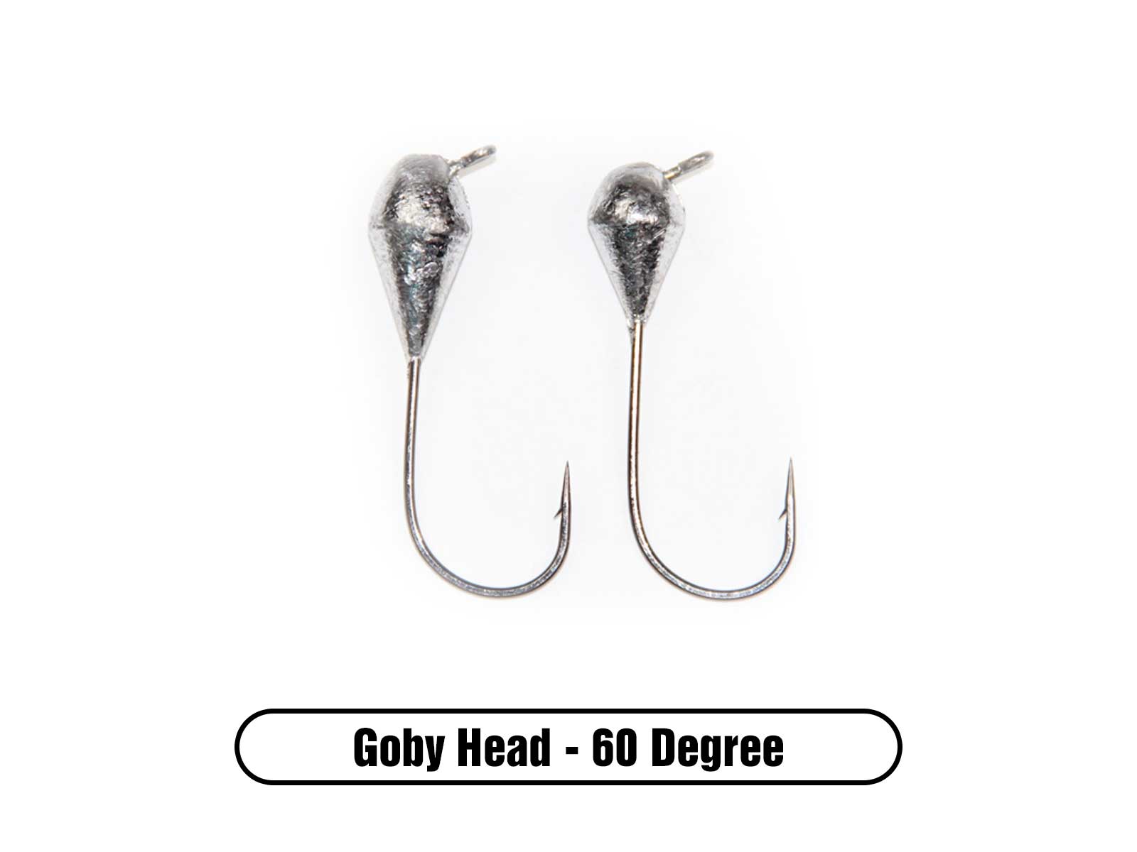 Lead Goby Tube Jig Head 60 Degree Line Tie for Largemouth Bass Fishing, Smallmouth Bass Fishing and Walleye Fishing Lure